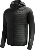 Men's Running Jacket Lightweight Warm Up Puffer - Hybrid Insulated