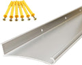 Aluminum Overhead Door Rain Drip Cap Guard 43.3in - Deflects Water
