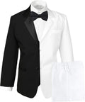 Boys' Classic Fit Tuxedo Set No Tail - Customizable Formalwear