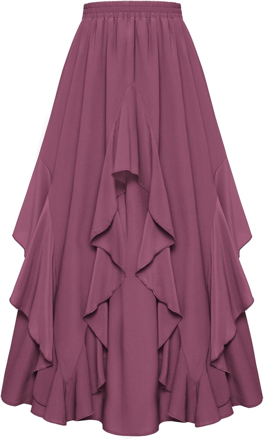 Renaissance Long Maxi Skirt with Irregular Design for Women