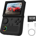 R36T Retro Gaming Console 64GB Black - CRT-Inspired Handheld