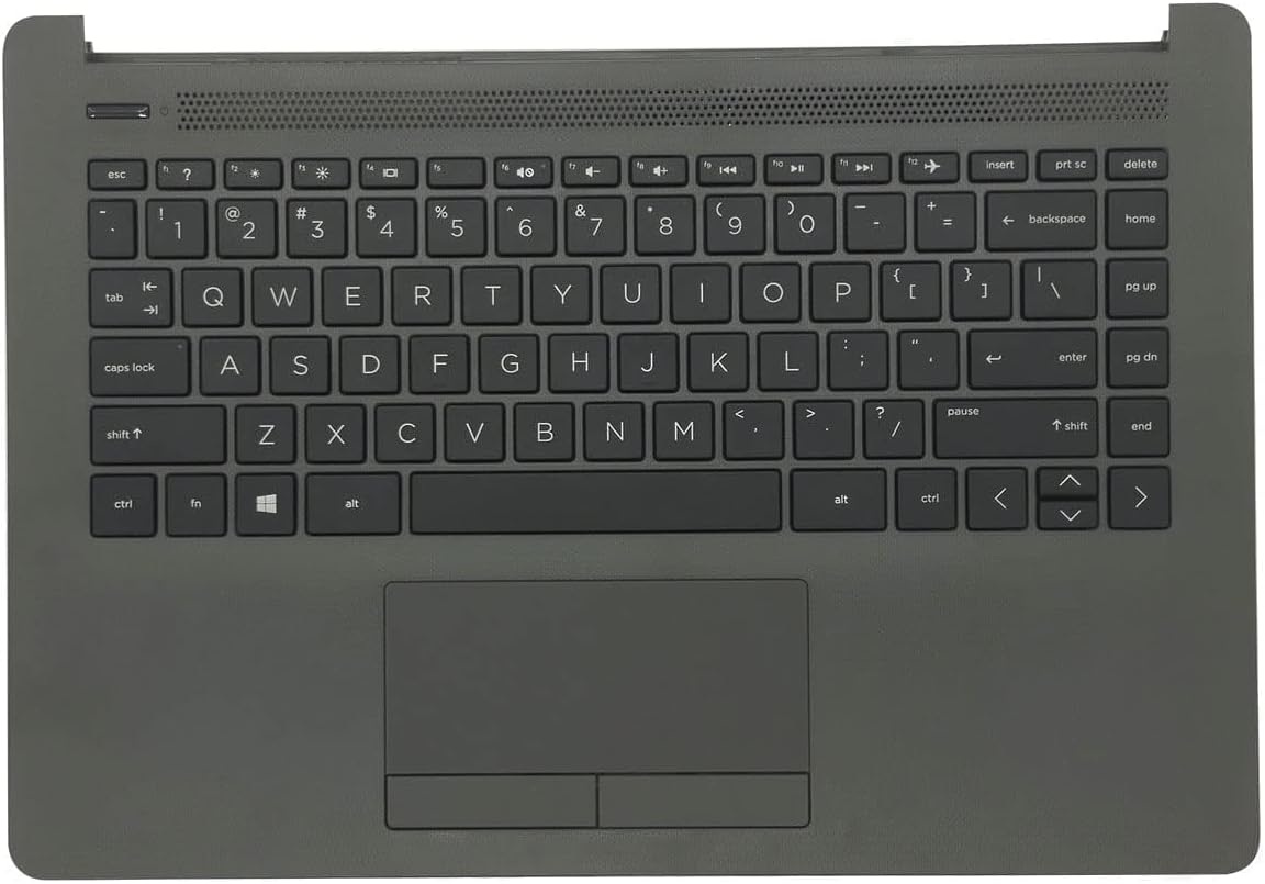 Replacement for HP 240 245 246 G7 Laptop Upper Case Palmrest