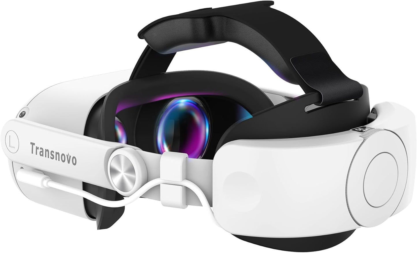 Compatible Oculus Quest 2 Head Strap with 6000mAh Battery