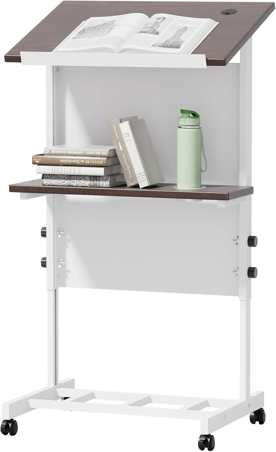 Portable Lectern with Adjustable Height for Seminars and Schools