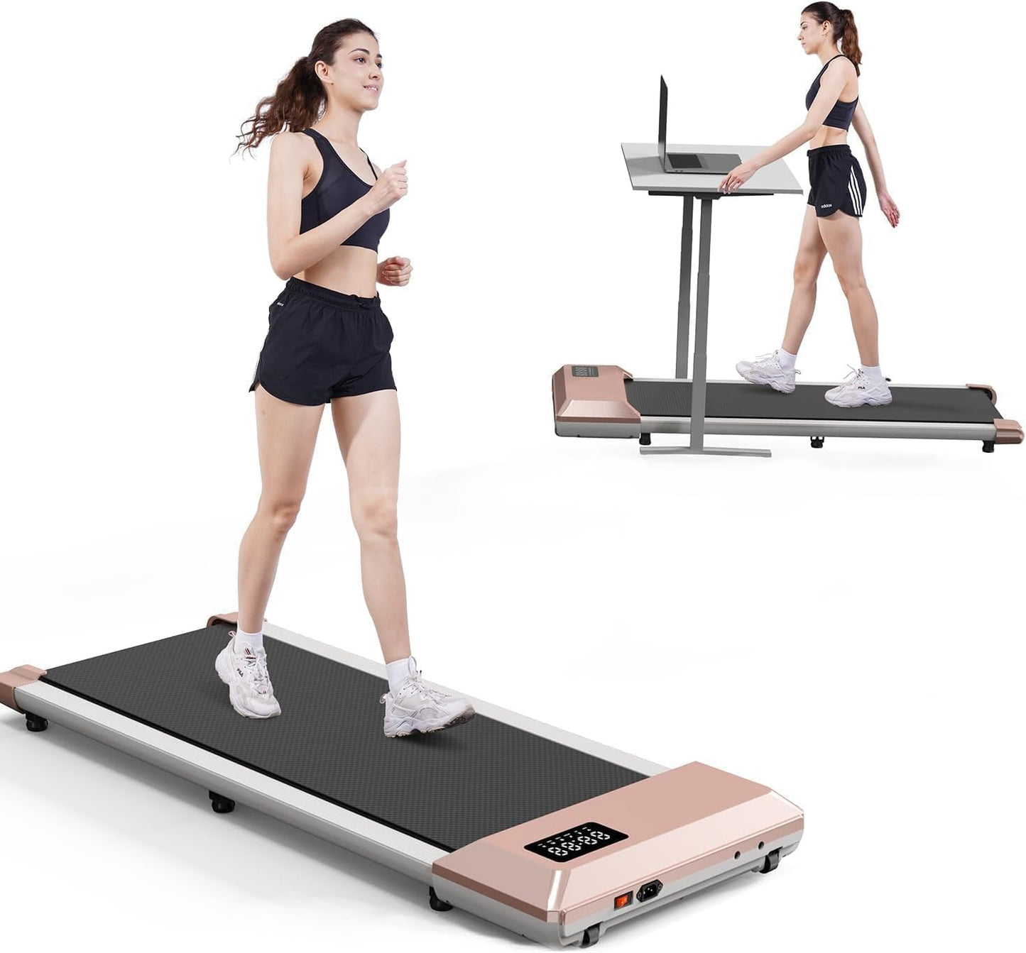 SupeRun Walking Pad: 3 in 1 Portable Under Desk Treadmill