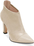 Coutgo Womens Ankle Booties Pointed Toe Stiletto - Dressy 3.35in