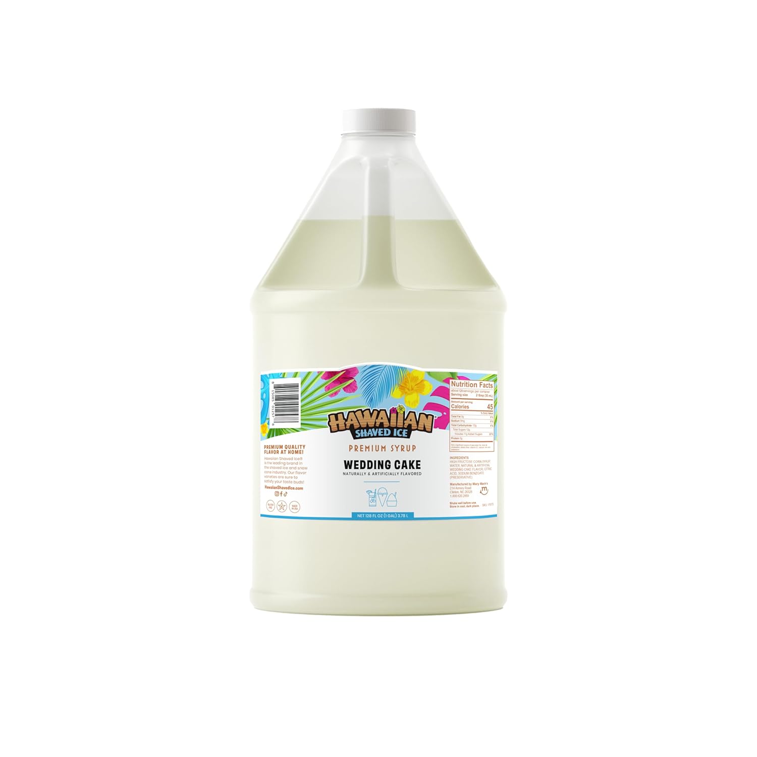 Hawaiian Shaved Ice Wedding Cake Syrup for Delicious Treats