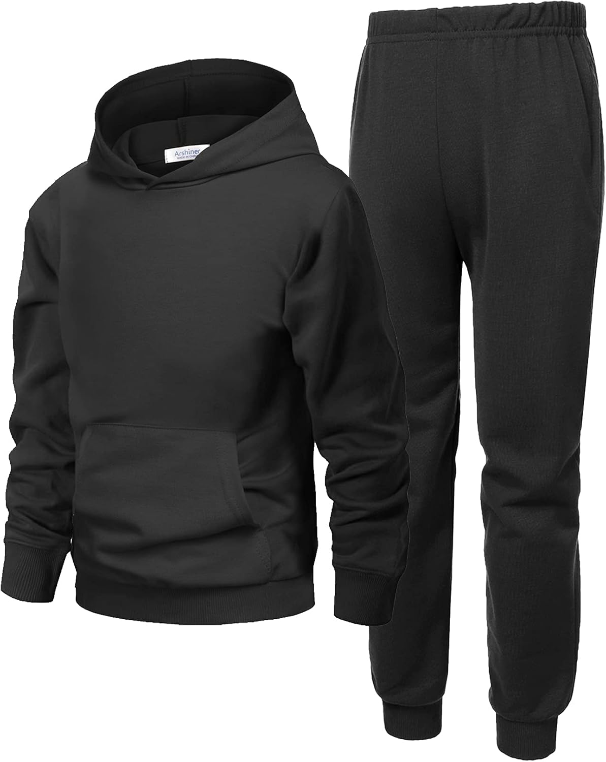 Arshiner 2 Piece Outfit Boys Pullover Hoodies Sweatshirt Set