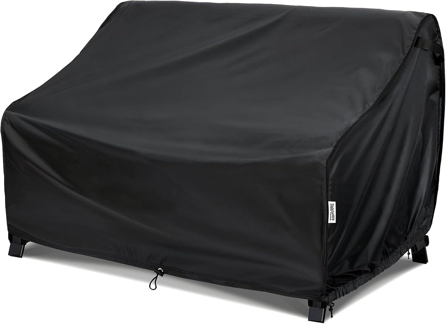 Patio Furniture Covers Waterproof for 3-Seater Sofas, Black