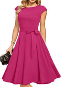 Women's Cocktail Dresses Mid Calf Aline Dress - Versatile Formal Wear