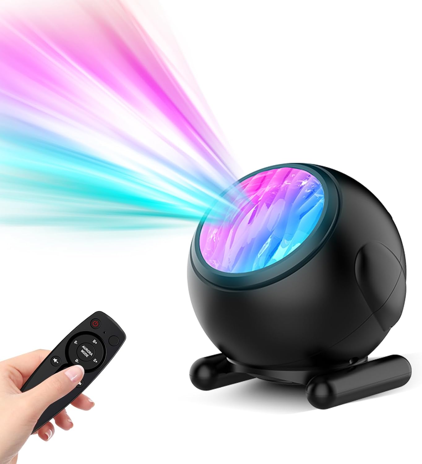 Northern Lights Projector with White Noise & Remote Control