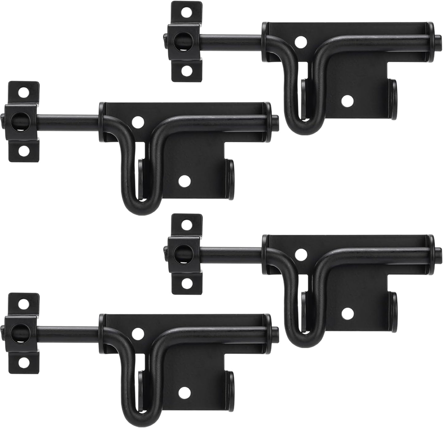 Slide Bolt Gate Latch for Heavy Duty Wooden Fence Security