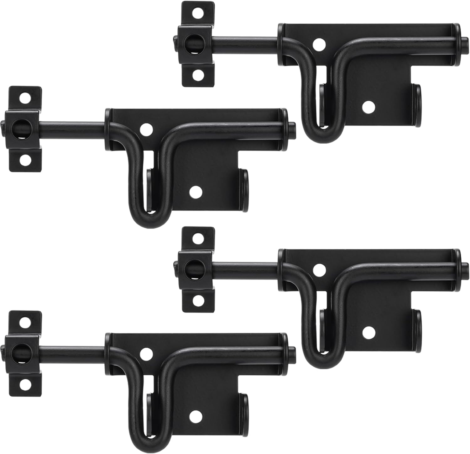Slide Bolt Gate Latch for Heavy Duty Wooden Fence Security