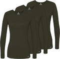 Adar Underscrubs for Women 3 Pack Long Sleeve Comfort Tee Review