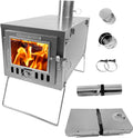 Titanium Tent Stove - Lightweight, Foldable, Outdoor Cooking