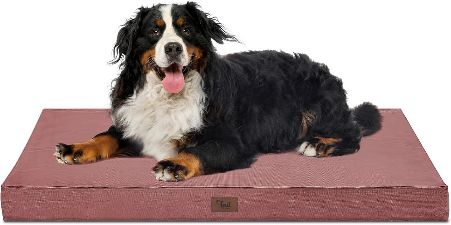 Outdoor Extra Large Dog Crate Bed for Large Dogs, Pink