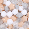 Star Ball Pit Balls for Toddlers - 200 Colorful Star Shapes