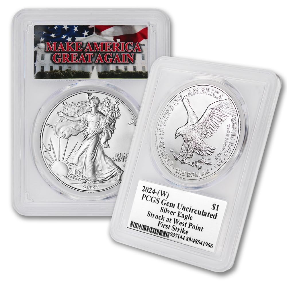 2024 1 oz American Silver Eagle Coin Gem Uncirculated First Strike