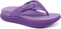 KuaiLu Womens Orthotic Cushion Flip Flops Sport Recovery Sandals
