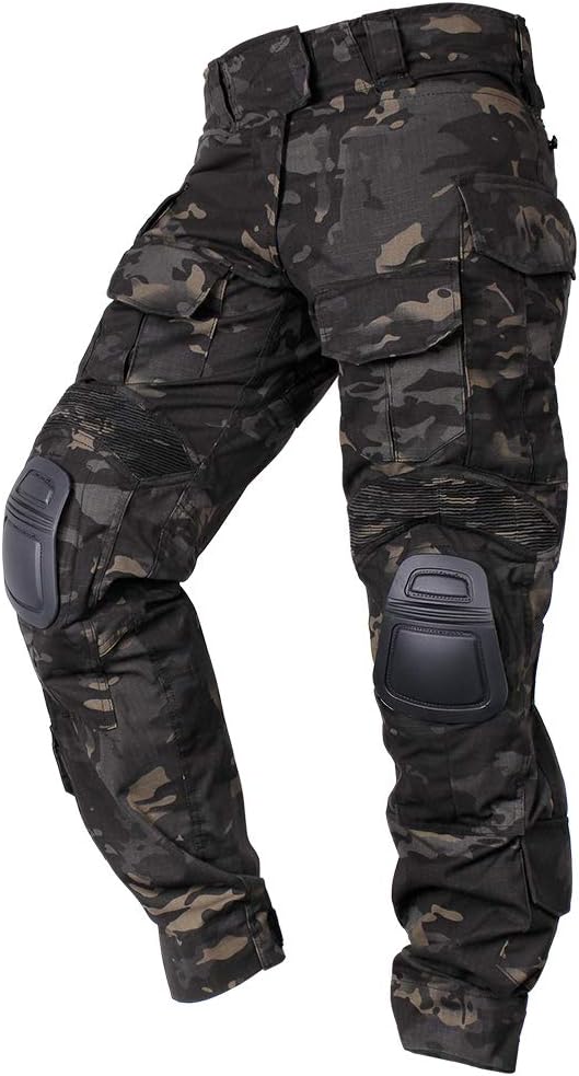IDOGEAR Men's G3 Combat Pants with Knee Pads for Tactical Use