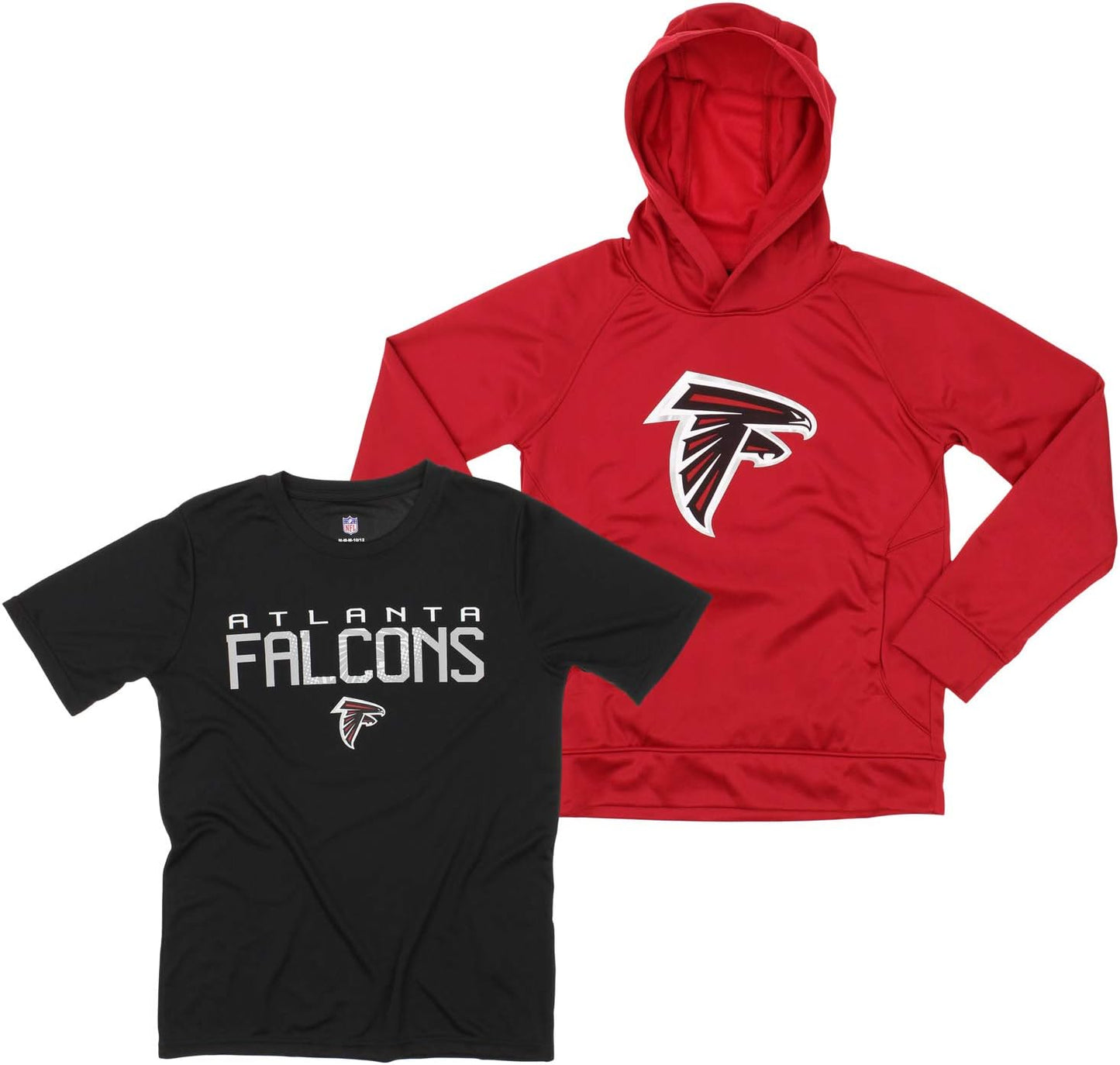 Outerstuff NFL Youth Boys Performance Hoodie and Tee Combo Set