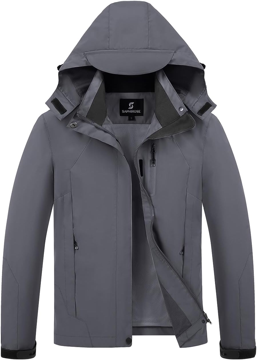Womens Waterproof Rain Jacket Lightweight Active Outdoor Raincoat