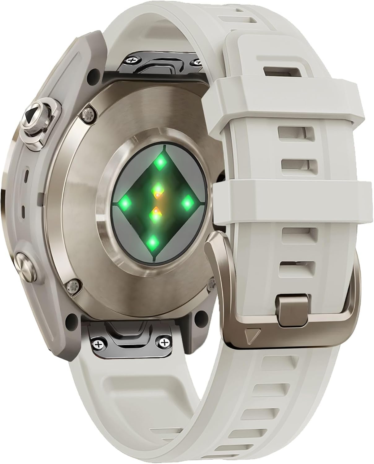 Light Gold Silicone Band for Garmin Watches by OUTVI