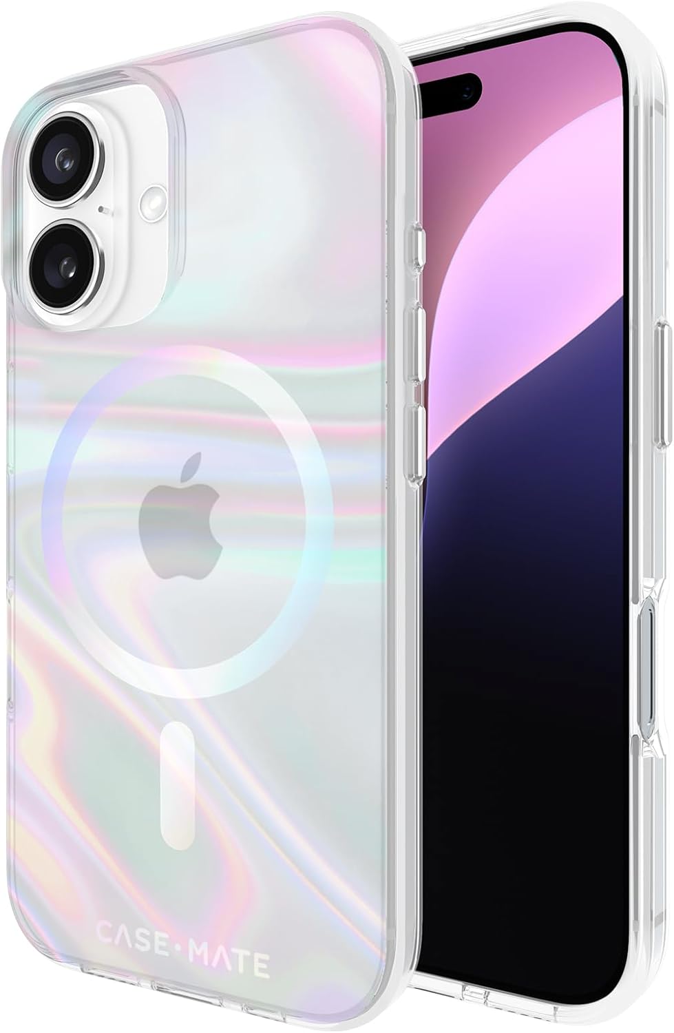 Case-Mate Soap Bubble iPhone 16 Case with 12ft Drop Protection