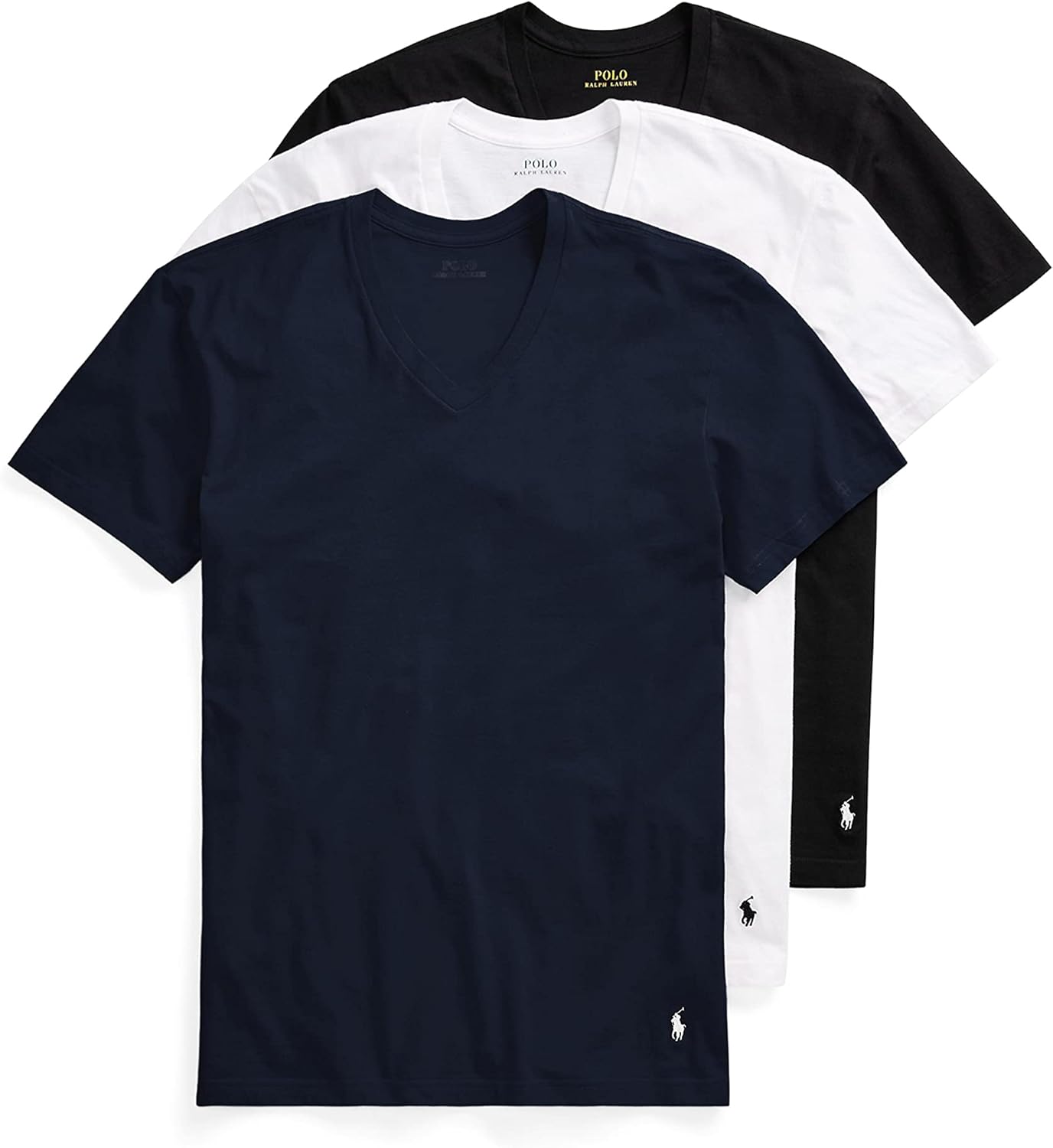 POLO Men's Slim Fit Cotton V-Neck Undershirt 3-Pack Review