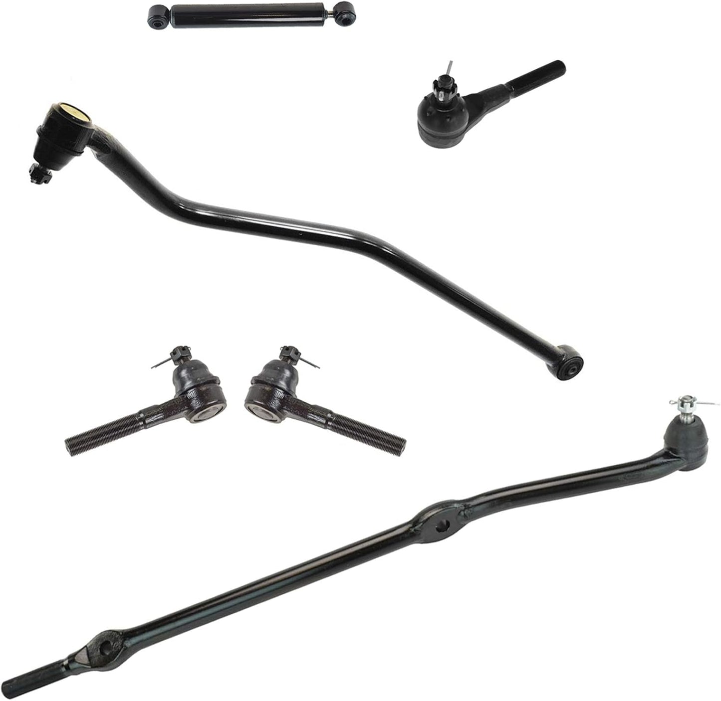 TRQ Front Steering & Suspension Kit for 1997-2006 Jeep Wrangler
