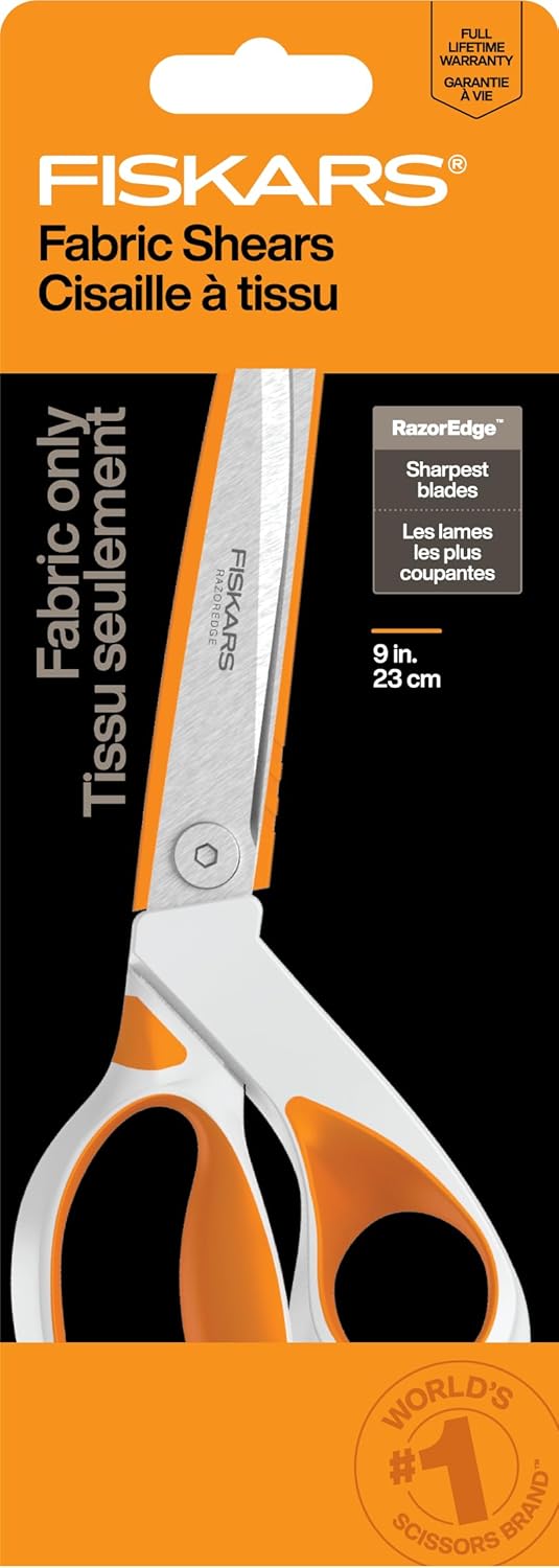 Fiskars RazorEdge Fabric Scissors for Effortless Cutting