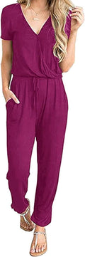 PRETTYGARDEN Jumpsuits for Women Summer Romper - Comfortable Travel