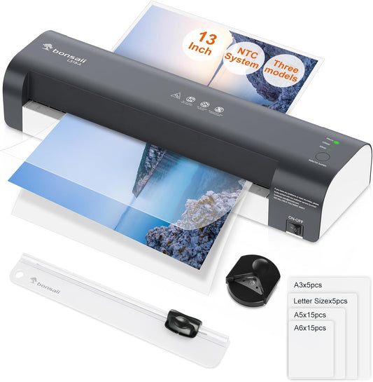 Never Jam 7-in-1 Bonsaii Laminator Bundle