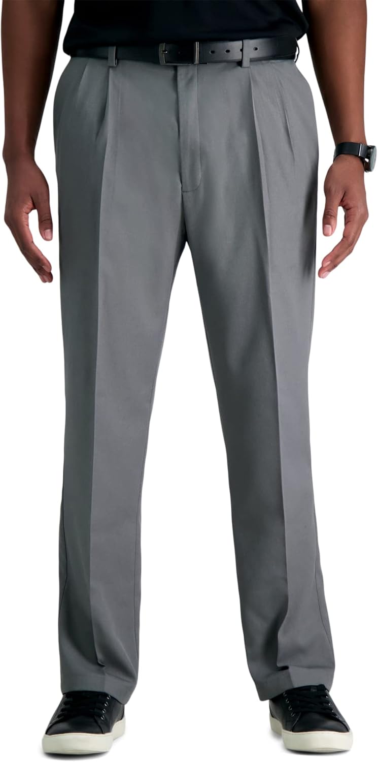 Haggar Men's Cool 18 Pro Classic Fit Pleat Front Pants Review