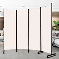 Room Divider Portable 88ft Partition 4-Panel Folding Privacy Screen