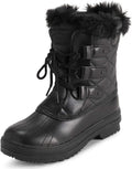POLAR Womens Snow Boot Quilted Short Winter Snow Rain (Style VX82)
