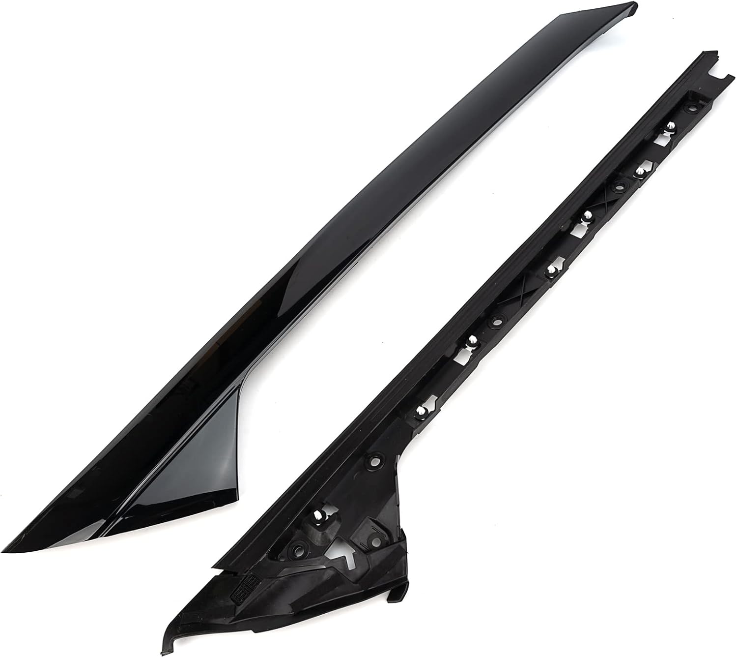 Qagea Windshield A-Pillar Panel Molding Trim for Ford Explorer