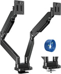 Dual Monitor Mount Fits Max 39in Screen - Adjustable Dual Arm
