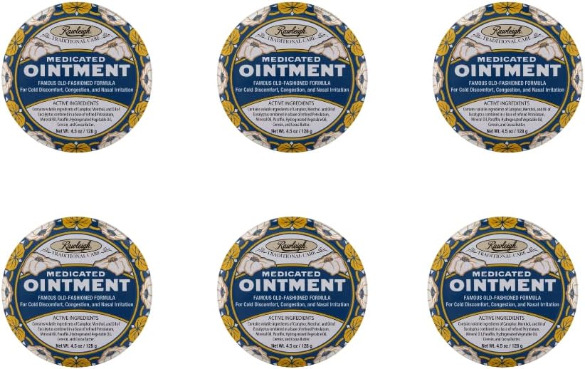 Rawleigh Medicated Ointment: Topical Chest Rub for Cold Relief