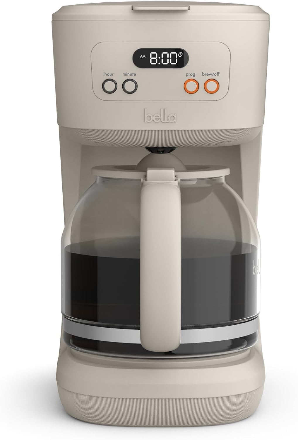 BELLA 12 Cup Programmable Coffee Maker for Effortless Mornings