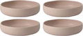 Corsica Clay 4 Piece Meal, Dinner, Pasta Bowl Set - Prosecco Blush