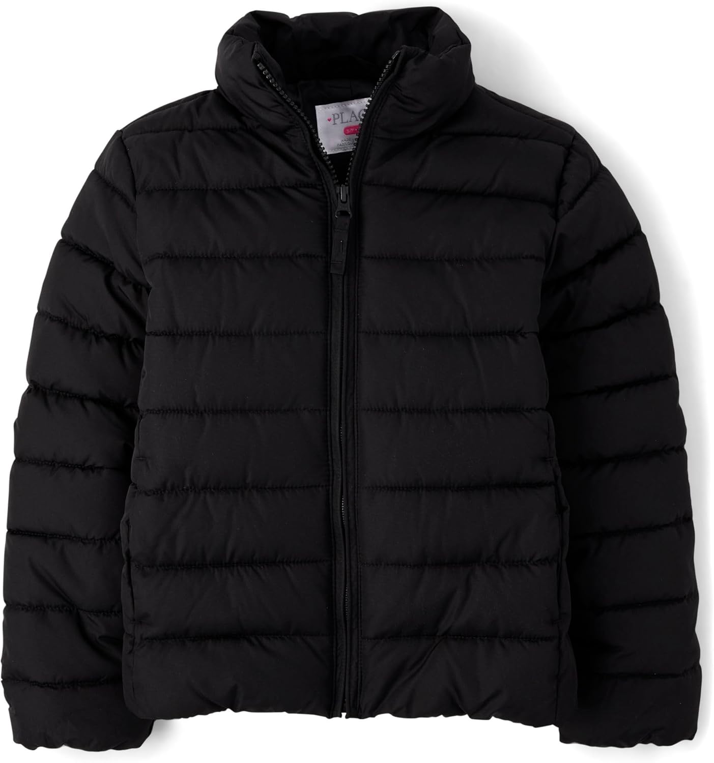Girls Medium Weight Puffer Jacket - Wind & Water Resistant