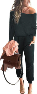 Jumpsuits for Women Long Sleeve Off Shoulder Romper - Travel Friendly