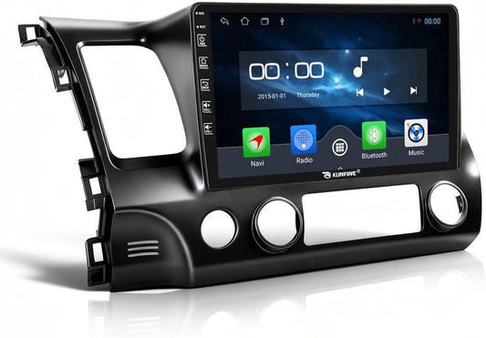 KUNFINE Android Autoradio Car Navigation Stereo with 10in Screen