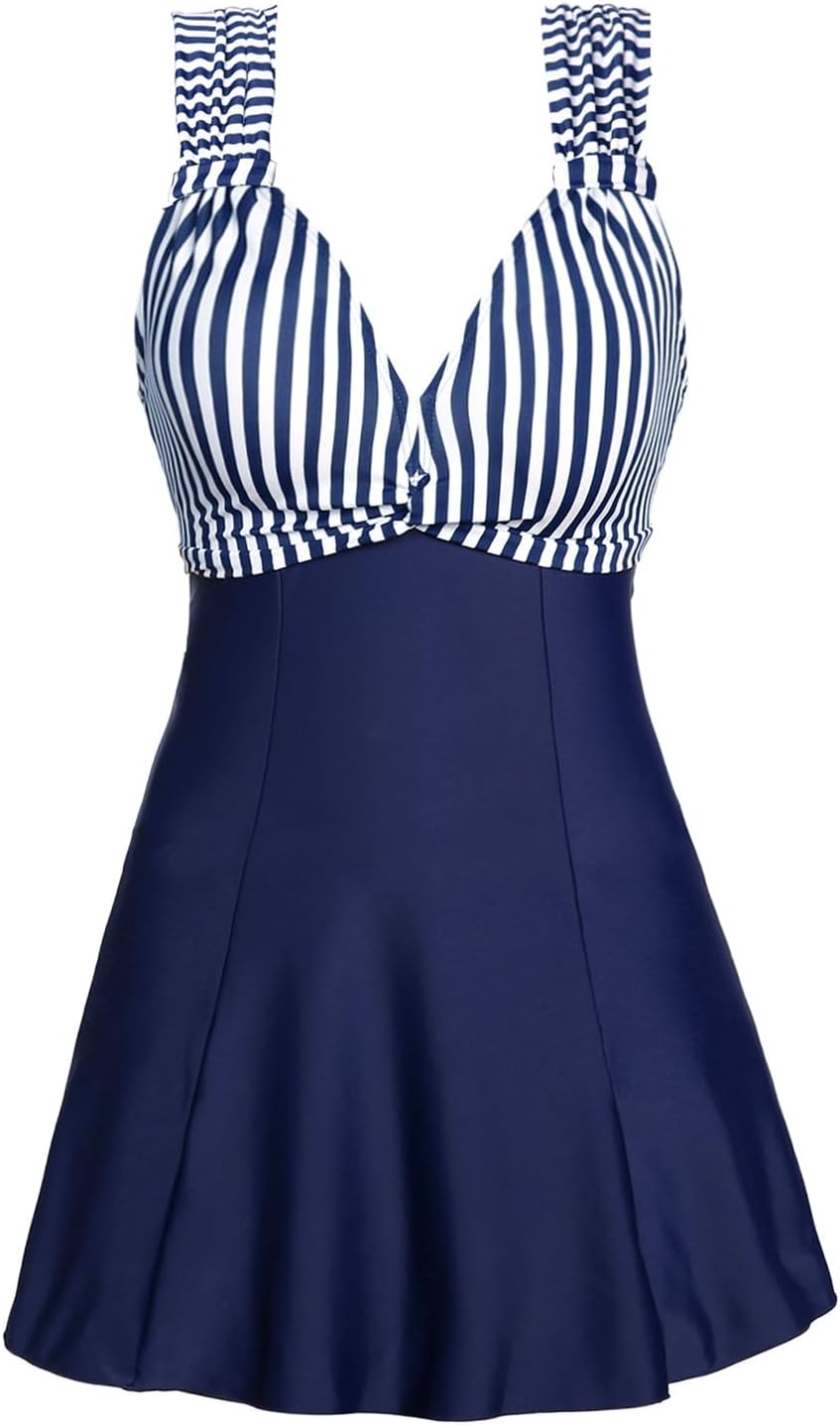 MiYang Women's One Piece High Waist Swim Dress for All Occasions
