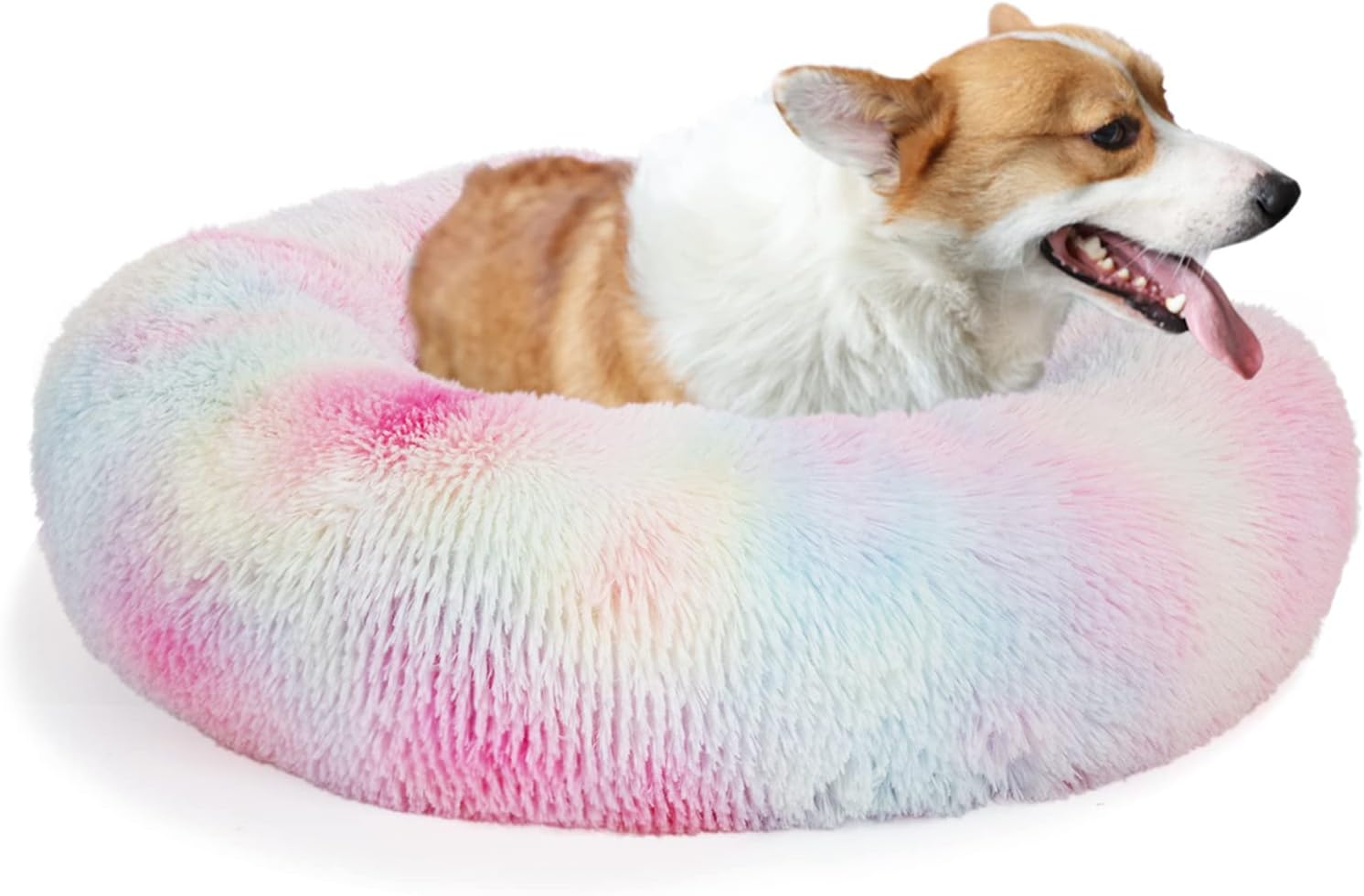 Calming Dog Bed for Medium Dogs - Washable Anti-Anxiety Bed