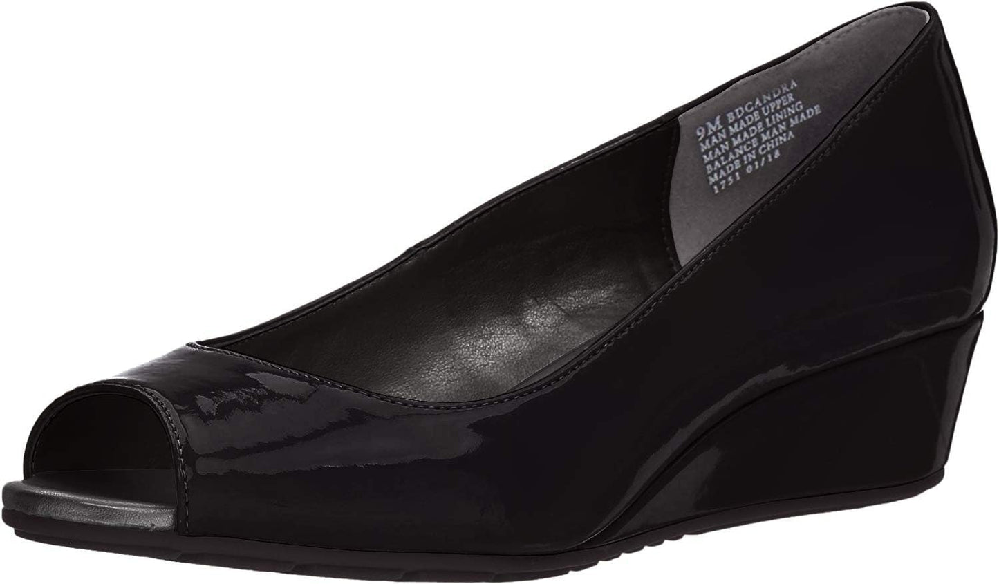 Bandolino Women's Candra Pump: Stylish Peep-Toe Wedge Design