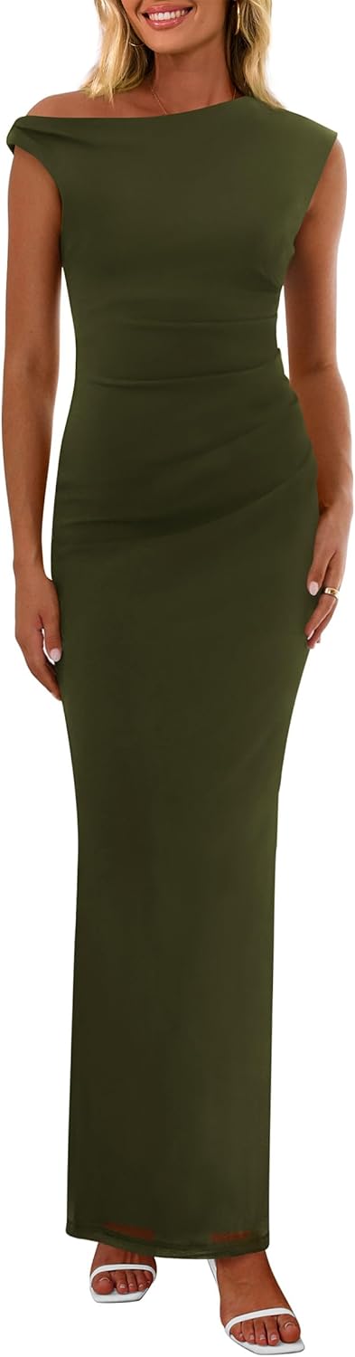 PRETTYGARDEN Women's Summer Formal Maxi Dress for Weddings