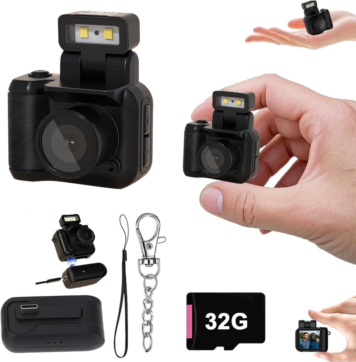 Retro Snap Camera: Mini Nostalgic Vintage View Camera for Fun
