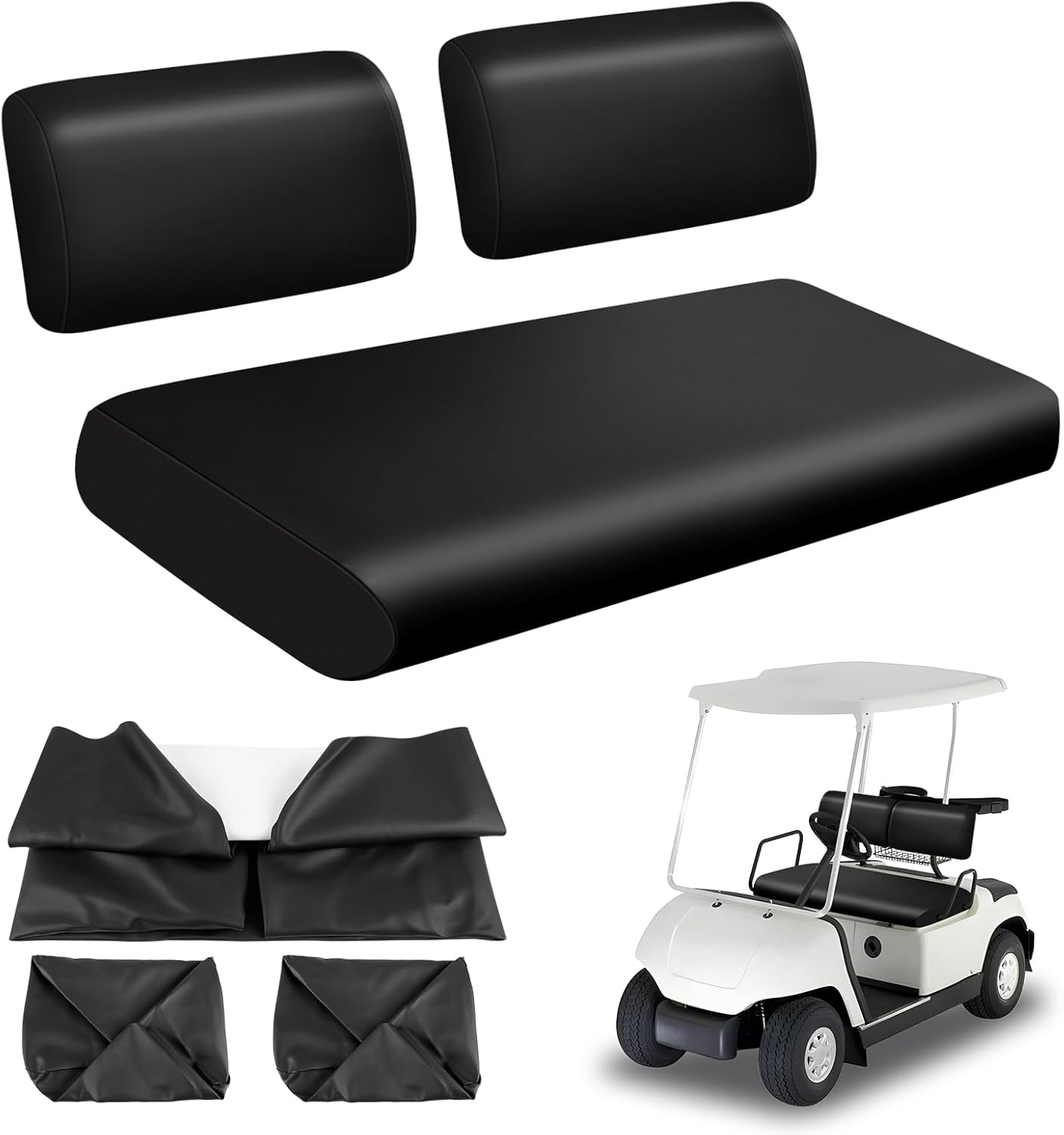 Golf Cart Front Seat Covers Replacement for Yamaha G-11 / G-22
